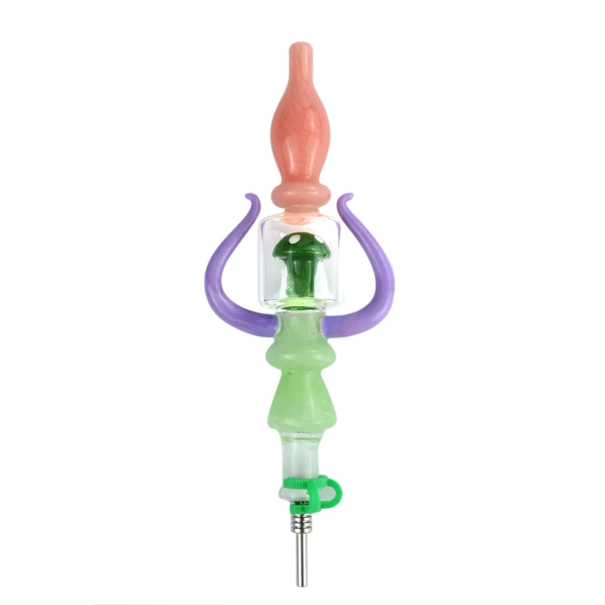 JCVAP Honey Straw Nectar Collector Heady Glass with 10mm Nail