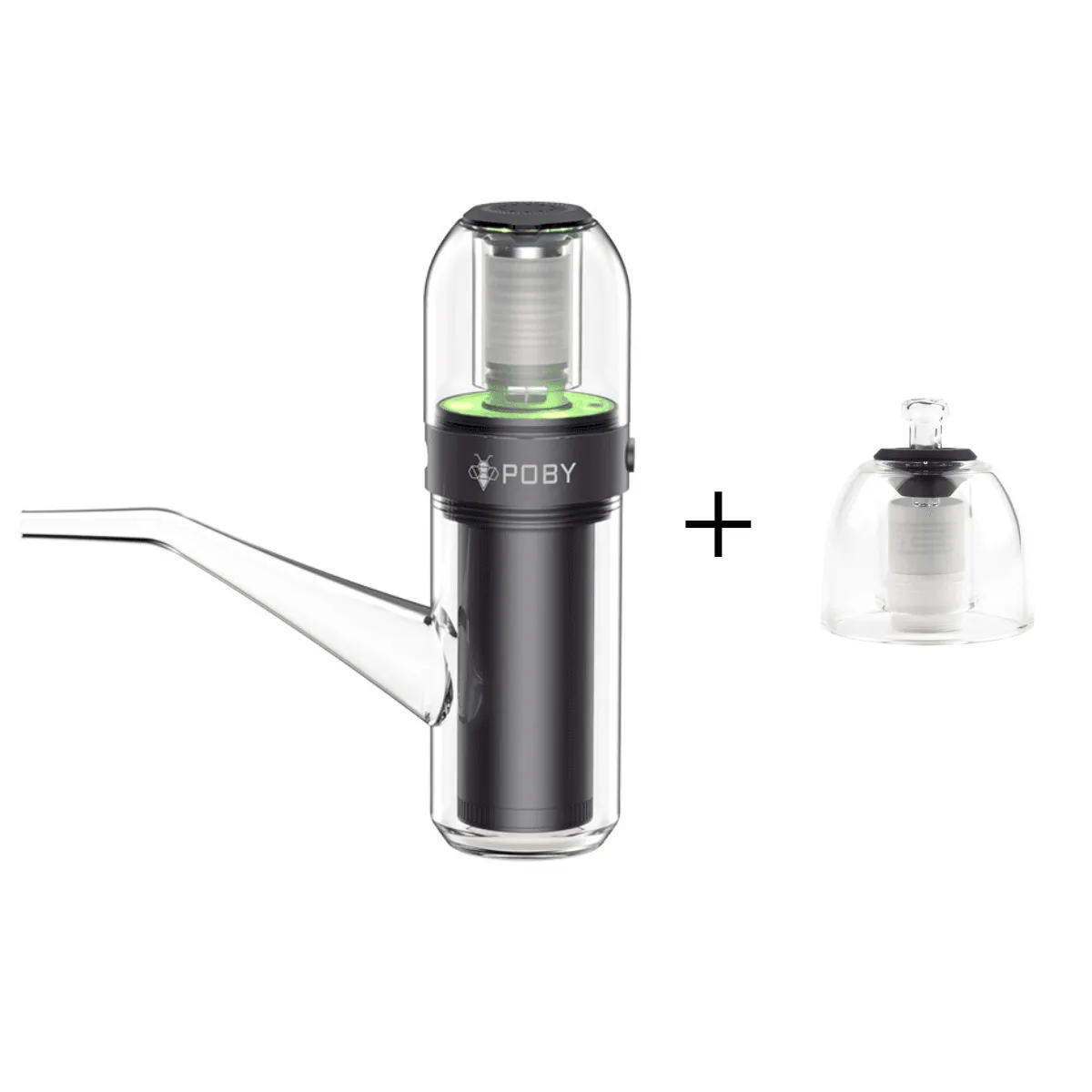 JCVAP Poby 2 in 1 Vaporizer Kit for Both Dry Herb and Concentrates