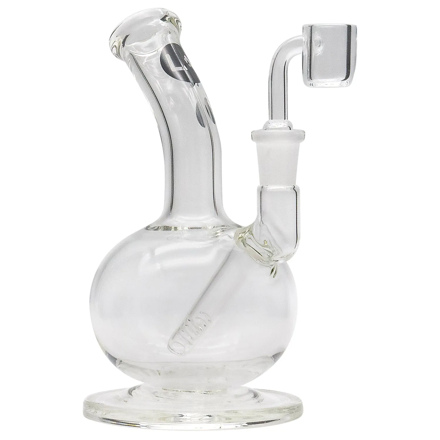 LA Pipes 7" Heavy Glass Mini Pedestal Dab Rig
