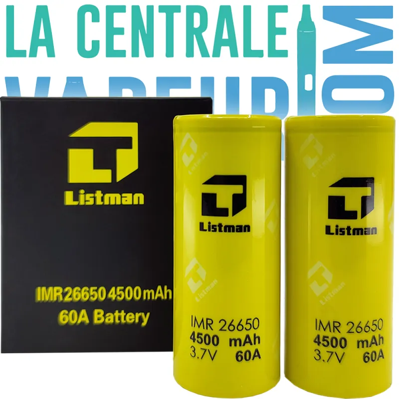 Listman IMR 26650 Battery 4500mAh