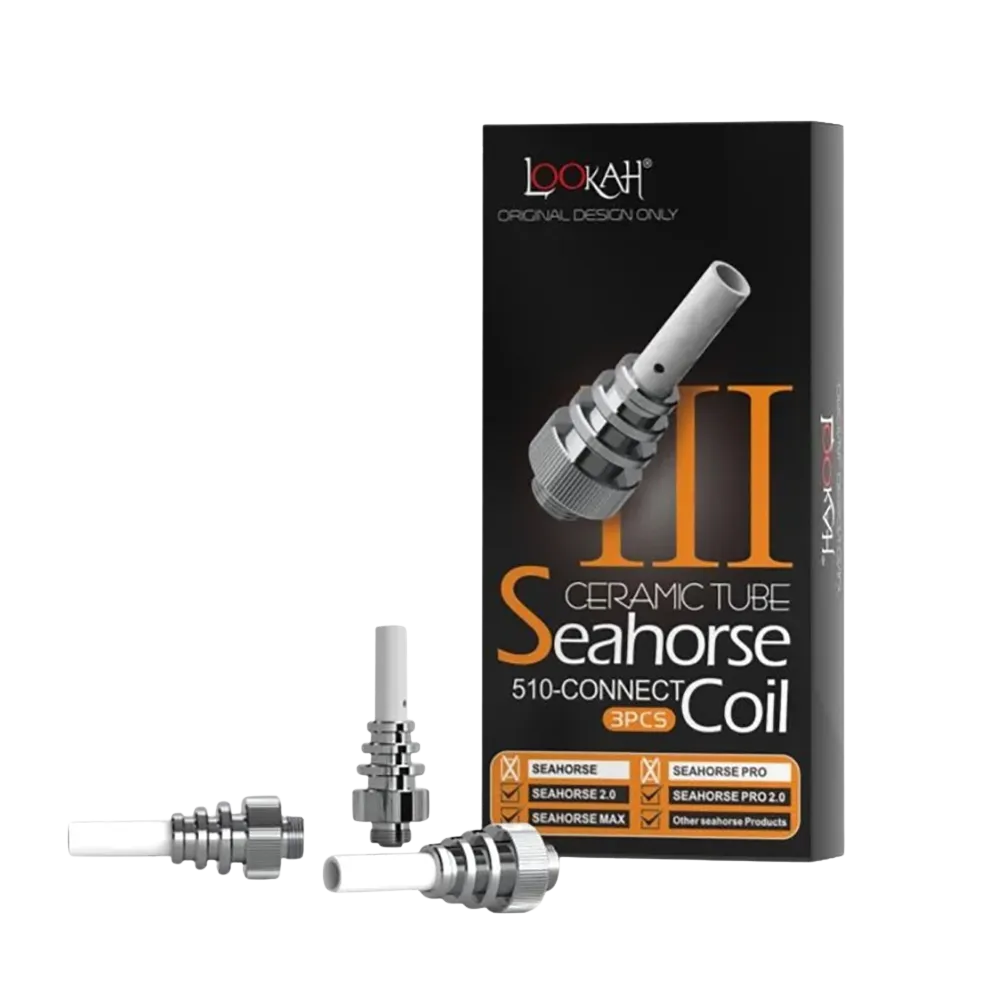 Lookah Seahorse Ceramic Tube 510 Thread Coil III