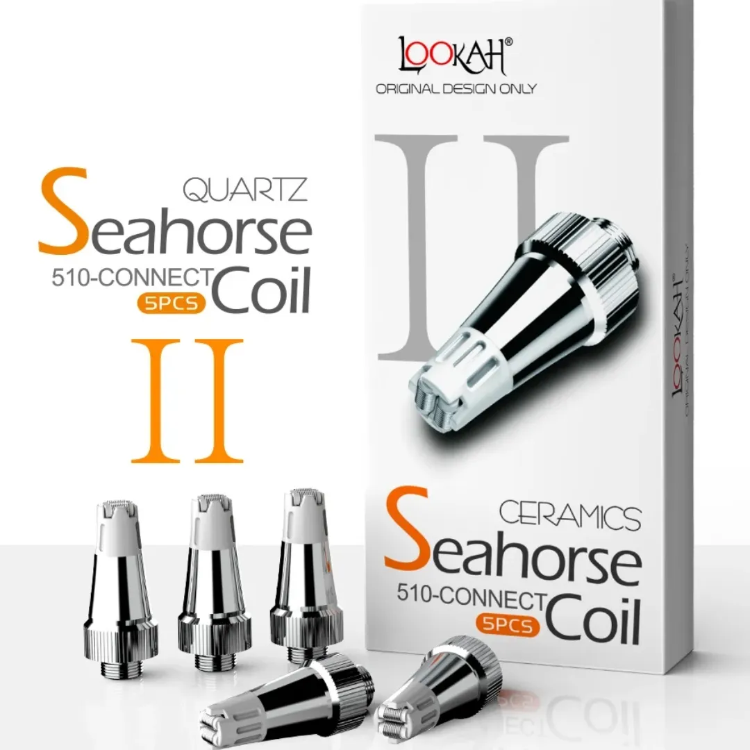 Lookah Seahorse Coil II Ceramic Tip – 510 Thread Replacement