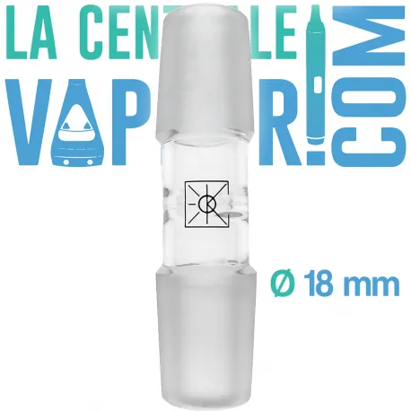 Male adapter 18 to 18 mm