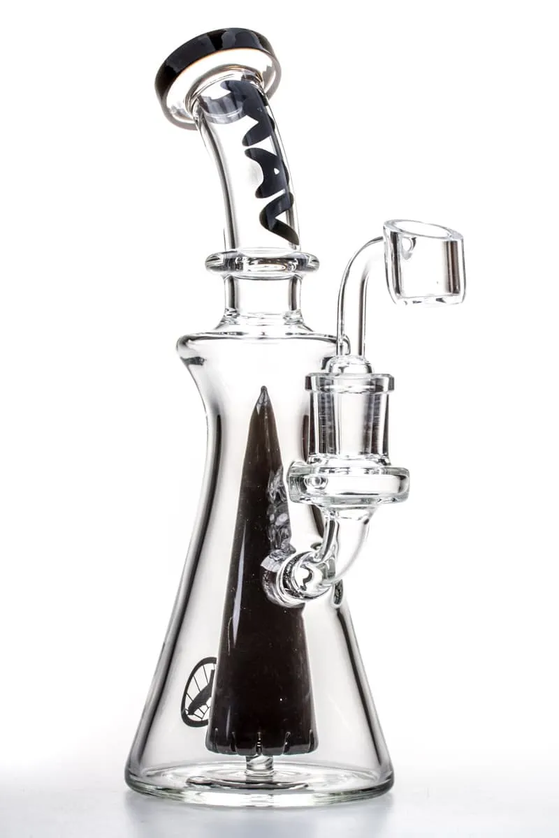 MAV Glass - Colored Pyramid Perc Dab Oil Rig