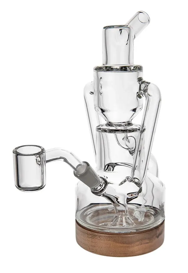 MJ Arsenal Apex Wood Glass Dab Rig