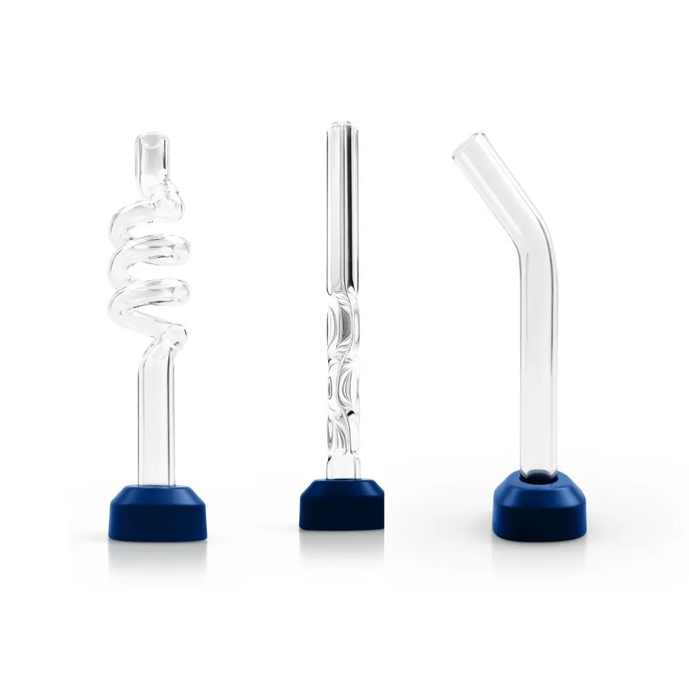 Norddampf Relict Glass Mouthpiecee SPIRAL, TWISTED, CURVED Bundle