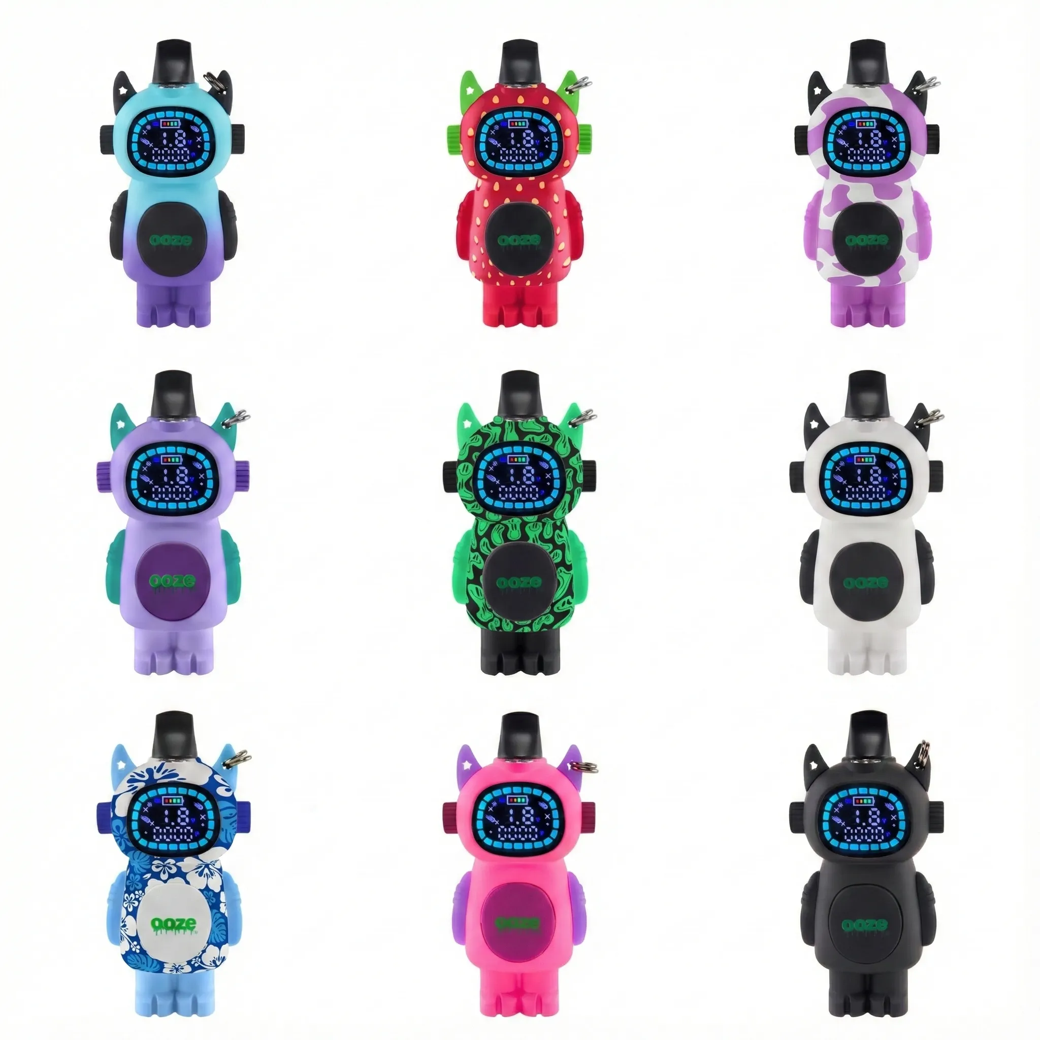 Ooze Bot Character Vape - 510 Battery