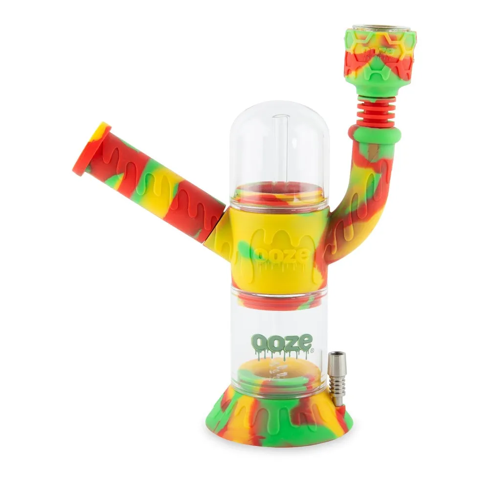 Ooze Cranium 4-in-1 Hybrid Silicone & Glass Water Pipe
