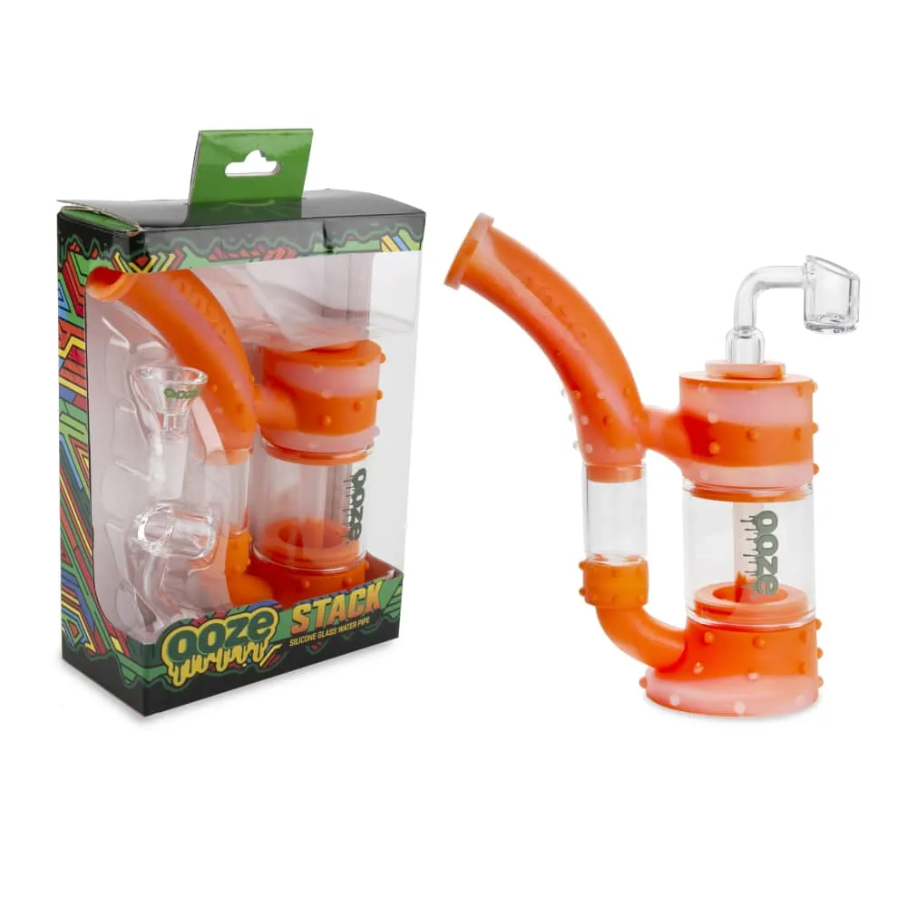 Ooze Stack Pipe Silicone Bubbler