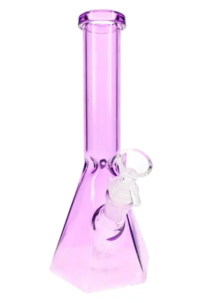 Primate Glass Hex Haze Hexagon Beaker Bong 10"