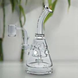 Pulsar Bent Neck Pyramid Glass Dab Rig