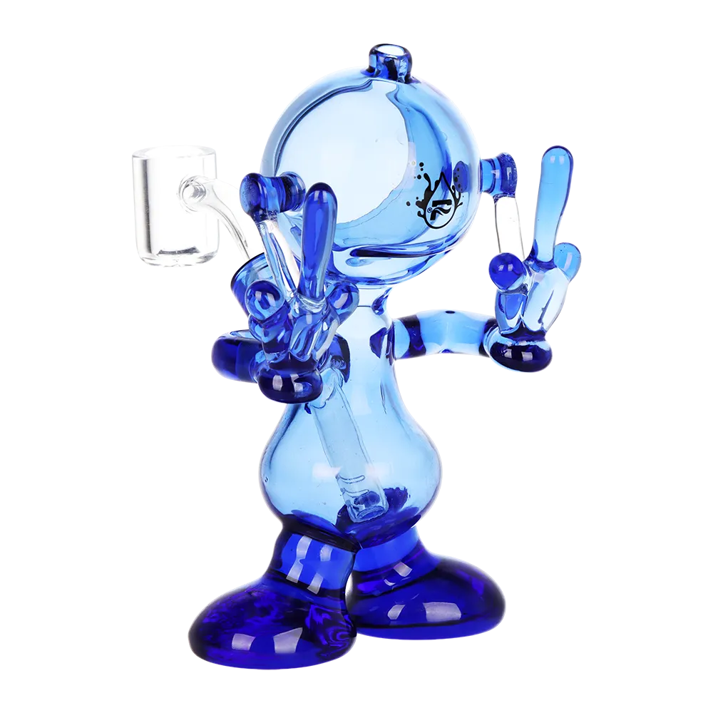 Pulsar 6in F YOU Spaceman Glass Dab Rig