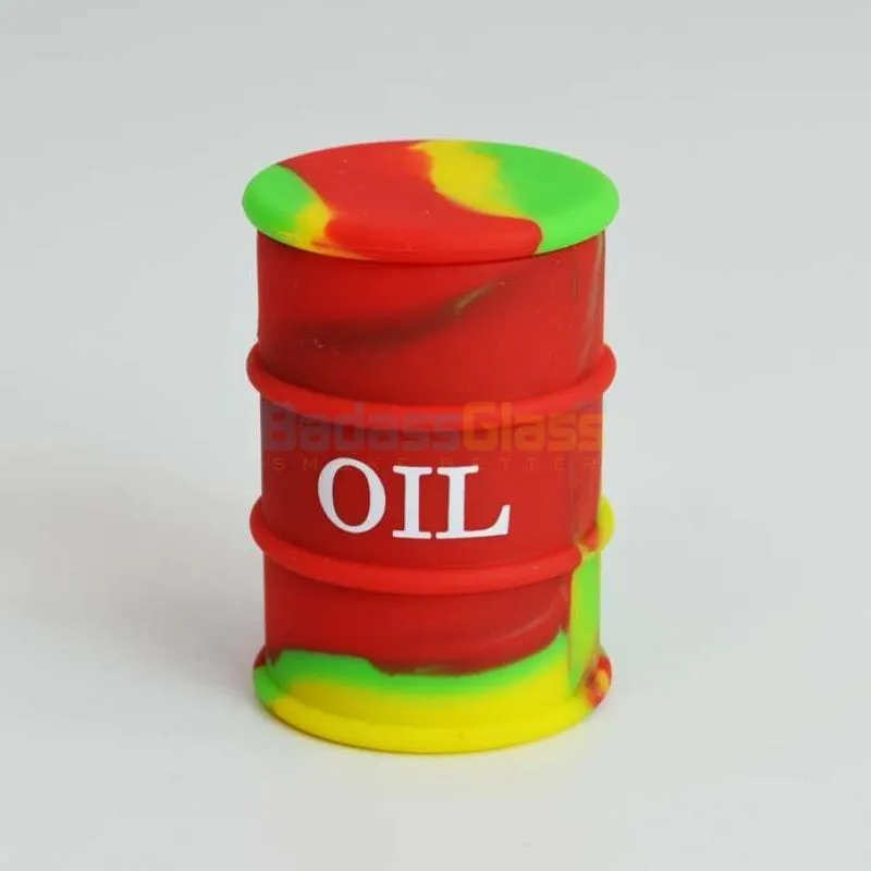 Rasta Oil Drum Wax Container