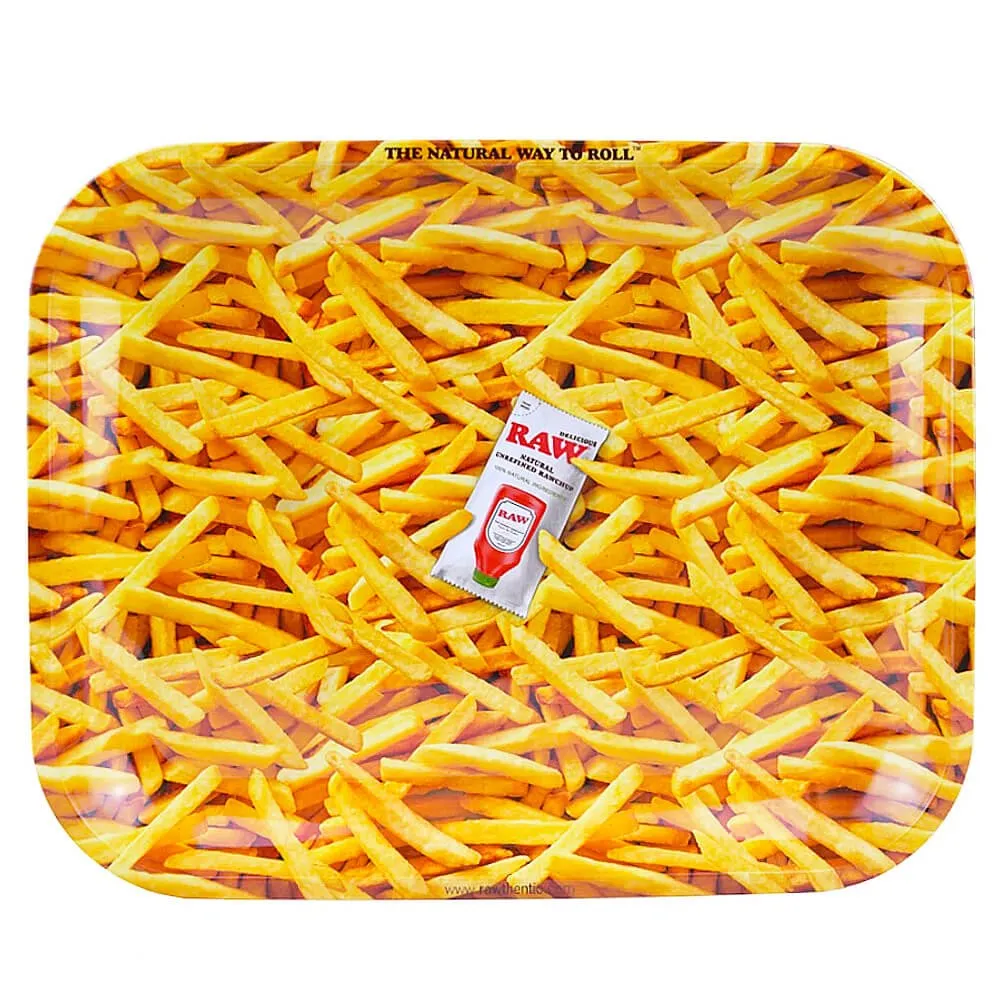 RAW French Fries Großes Rolltablett made of Metall