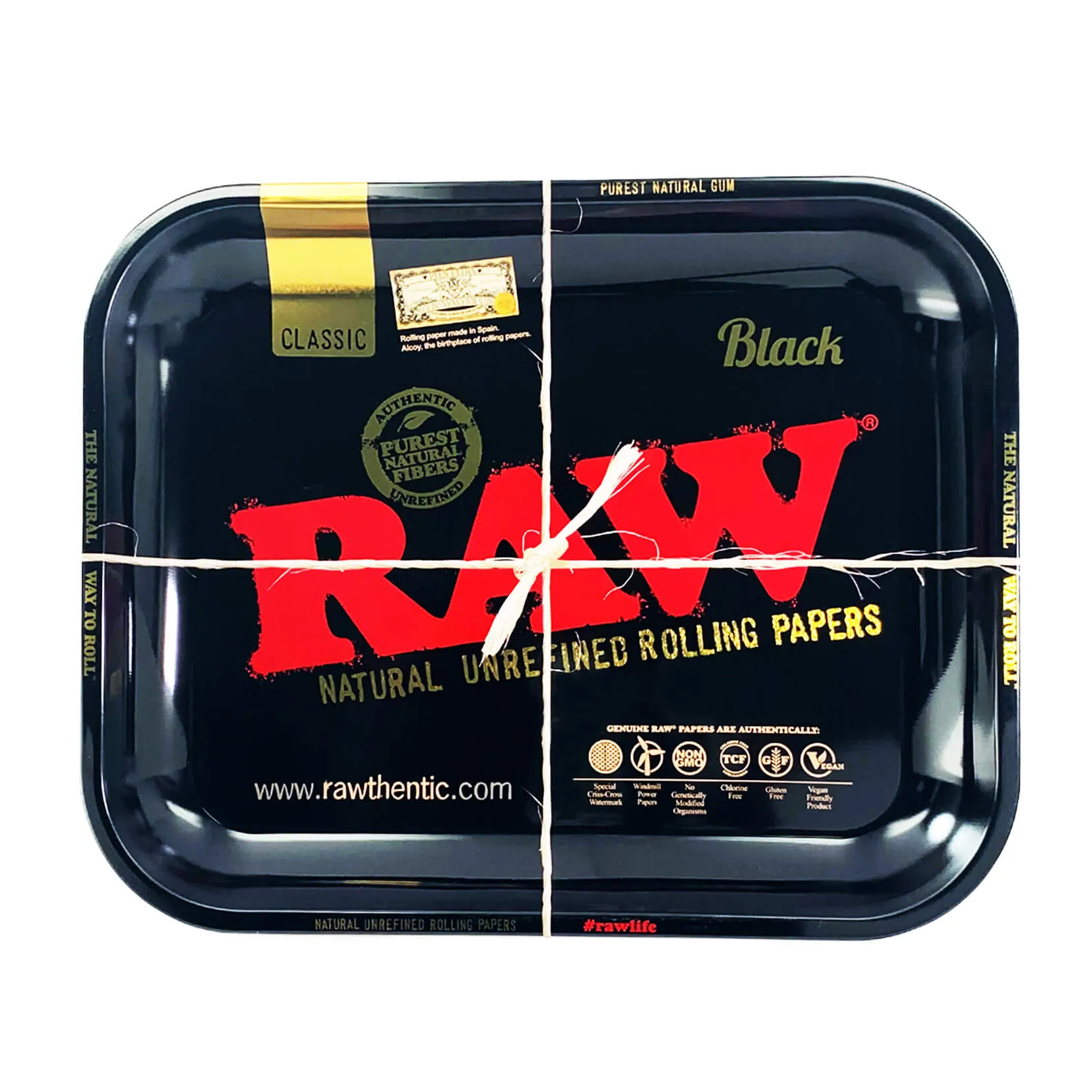 RAW Schwarzes Drehtablett made of Metall