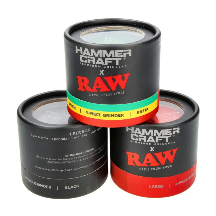 RAW x Hammercraft - 63mm Large 4 part Grinder