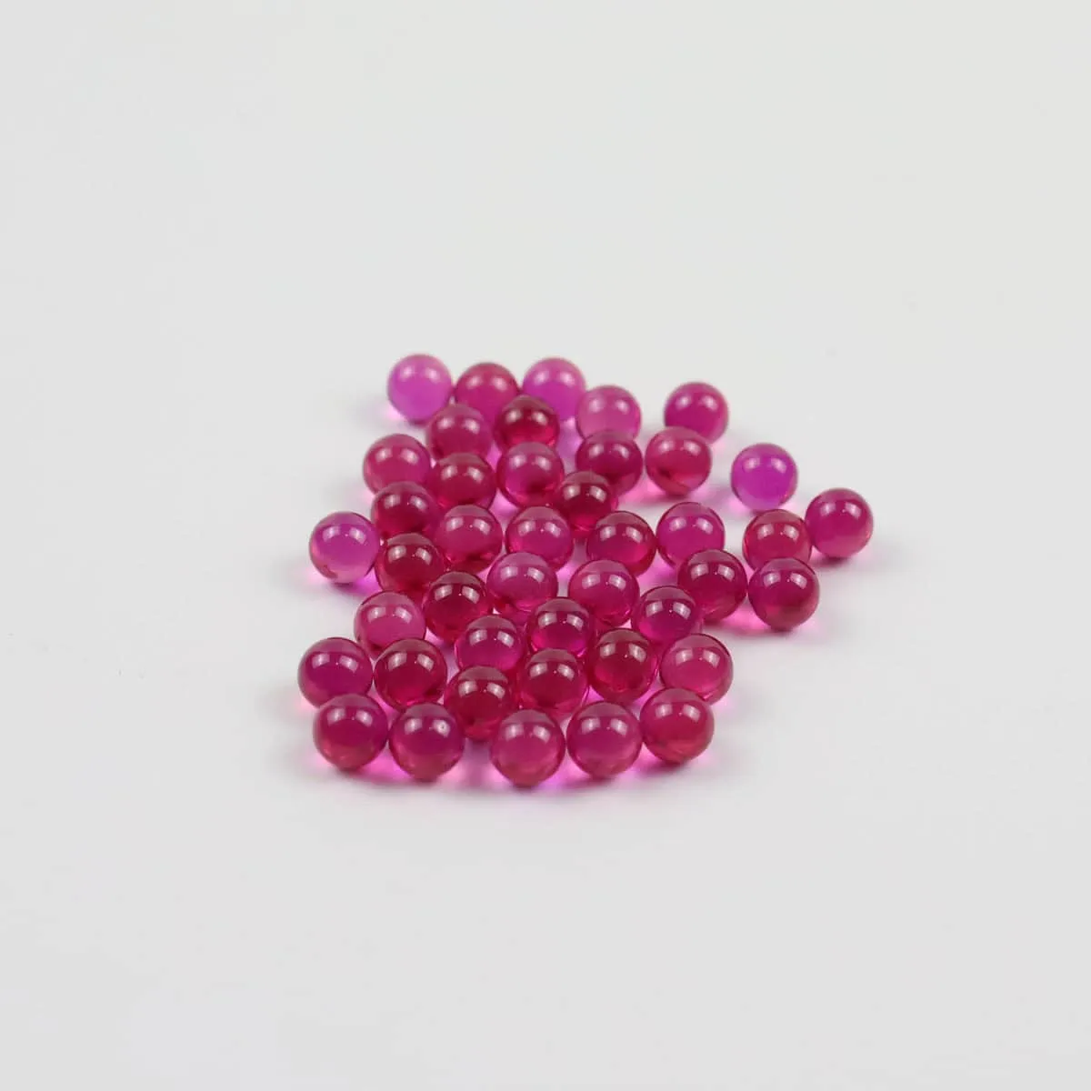 Ruby Heizkugeln 2,5mm — synthetischer Rubin