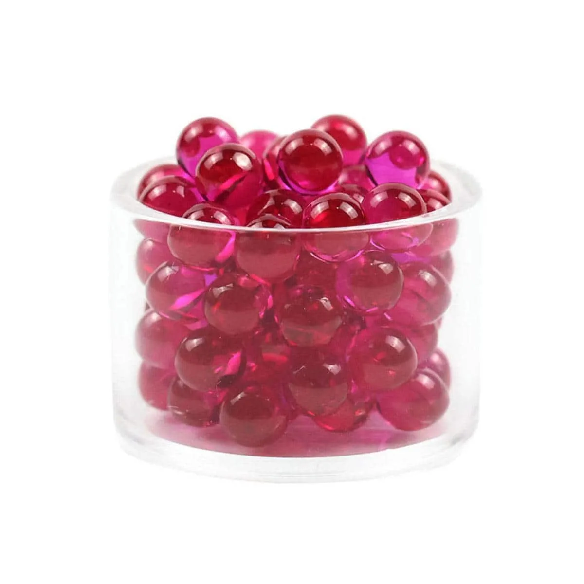 Ruby Heizkugeln 2mm — synthetischer Rubin