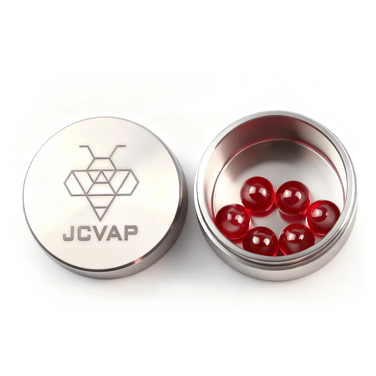 Ruby Terp Pearls 4.5mm with Titanium Rio Jar