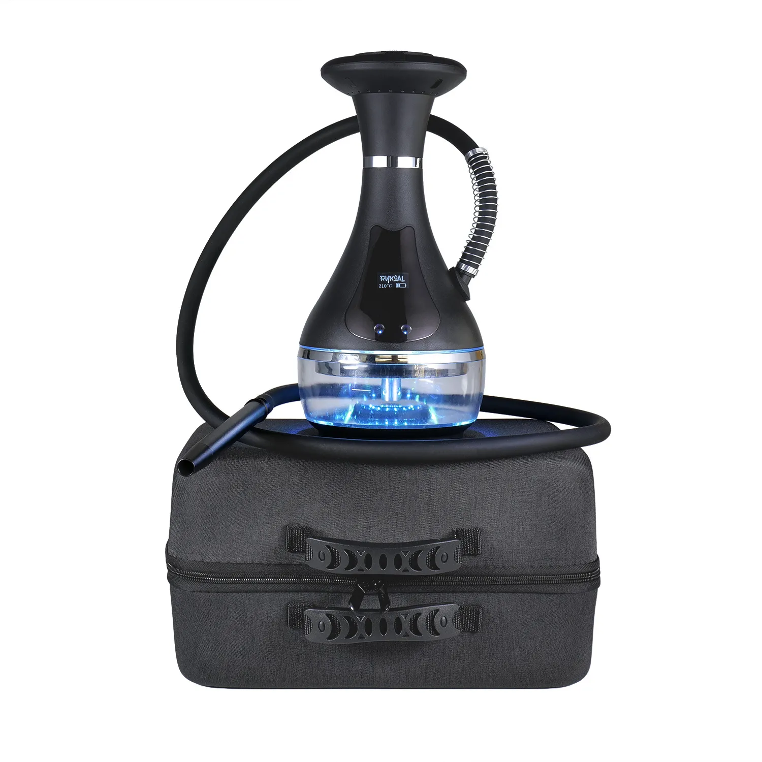 Rykoal Portable Electric Hookah – True Travel-Ready Battery Powered Shisha