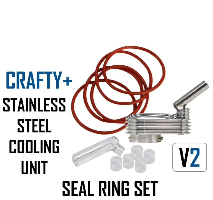 Seal Ring Set for SS Cooling Unit - Crafty+ Vape NZ