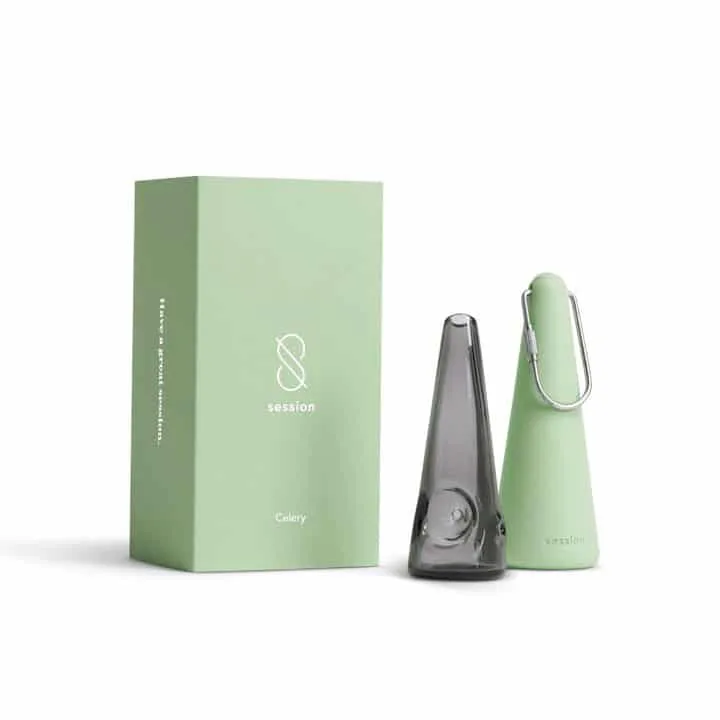 Session Goods Hand Pipe with Silicone Carry Case