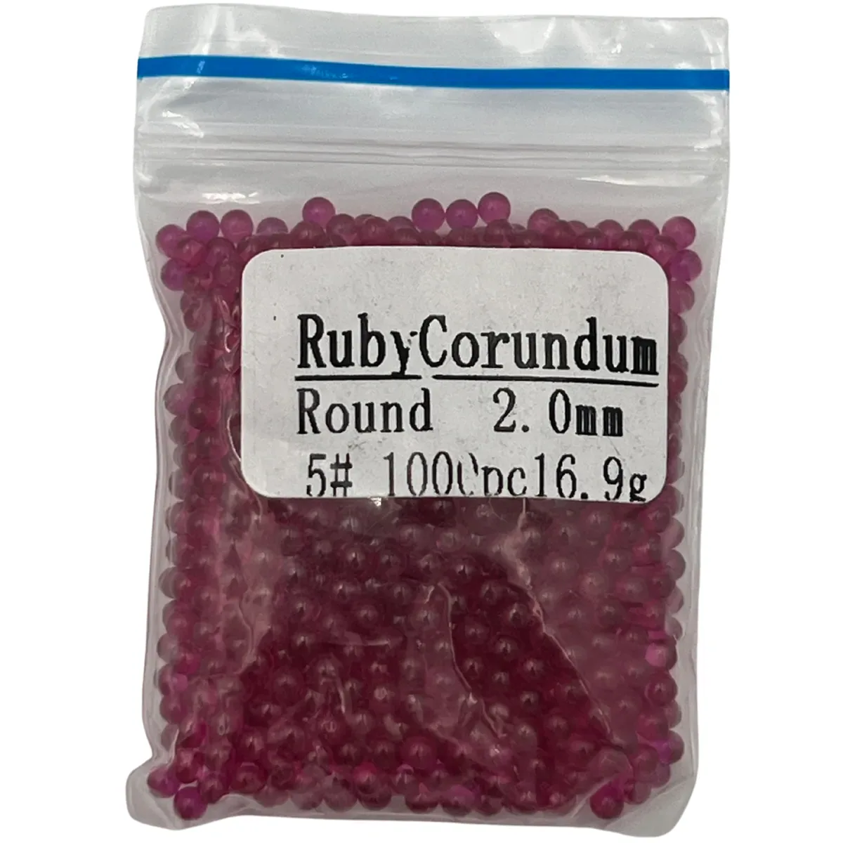 TCC Ruby Balls 2mm (1000-Pack)
