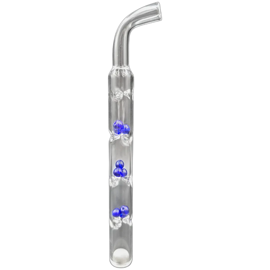 Tinymight Compatible Glass Stem with 9 Blue Balls 175mm