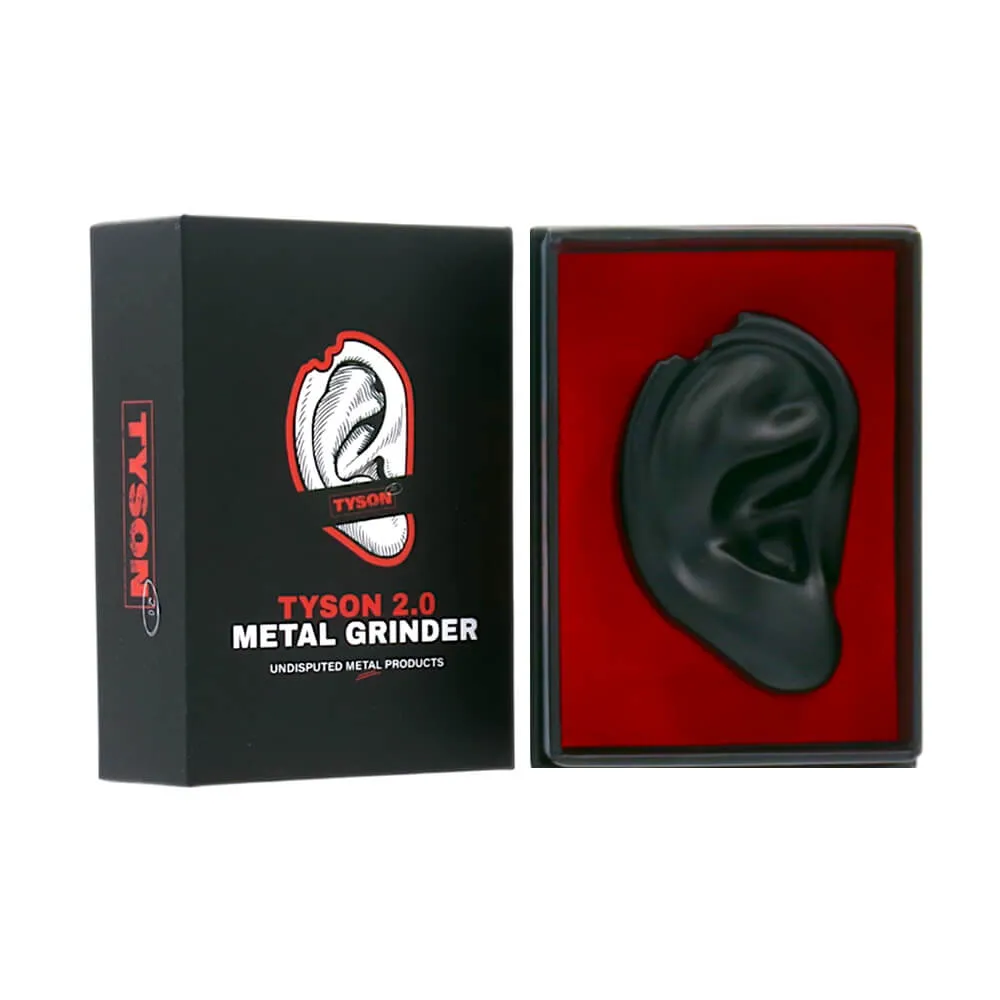 Tyson 2.0 Metal Grinder Mike Bite 2-Piece Black