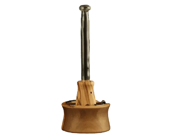 Vapman mouthpiece - handmade borosilicate glass 3D stem