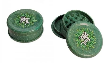 Black Leaf Biodegradable Hemp Plastic Grinder 3-Piece 60 mm