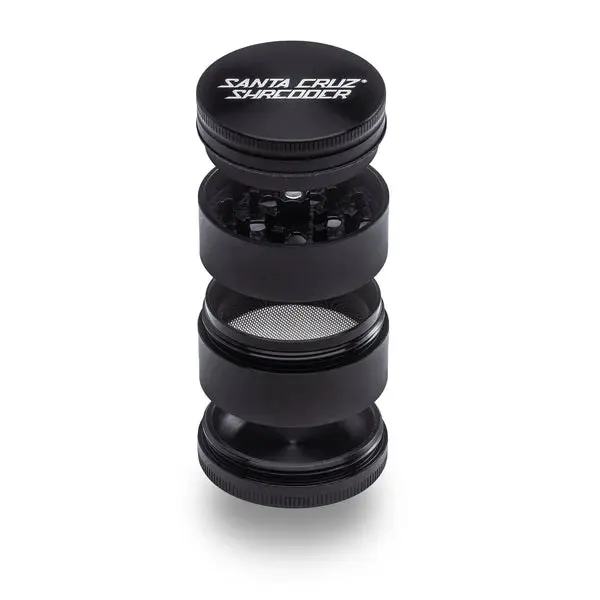Four-Part Grinder Black