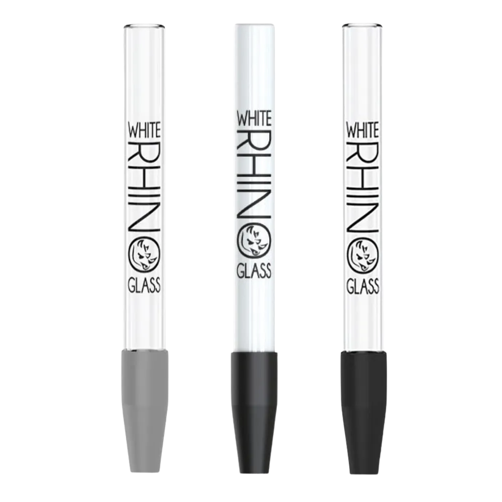 White Rhino Dab Straw & Silicone Cap
