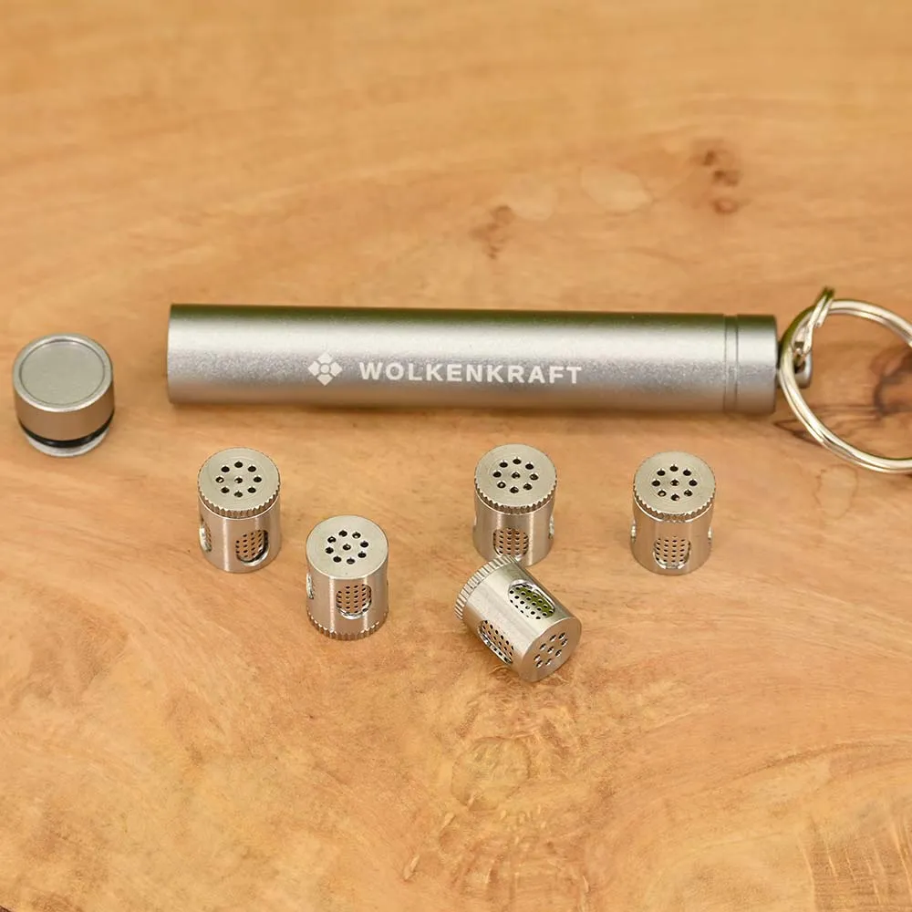 WOLKENKRAFT Capsule Caddy with 5 Herb Capsules