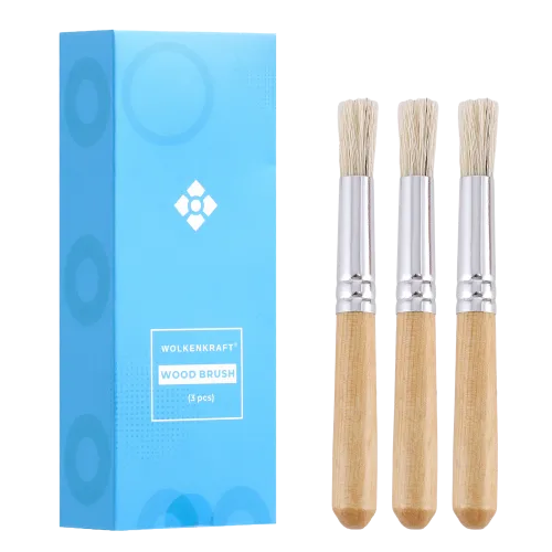 WOLKENKRAFT Reinigungsbürste (Natur) - 3 Stück-Box