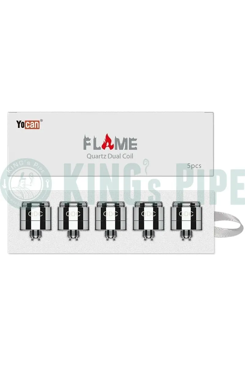 Yocan Flame Quartz Dual Coil (Pack of 5)