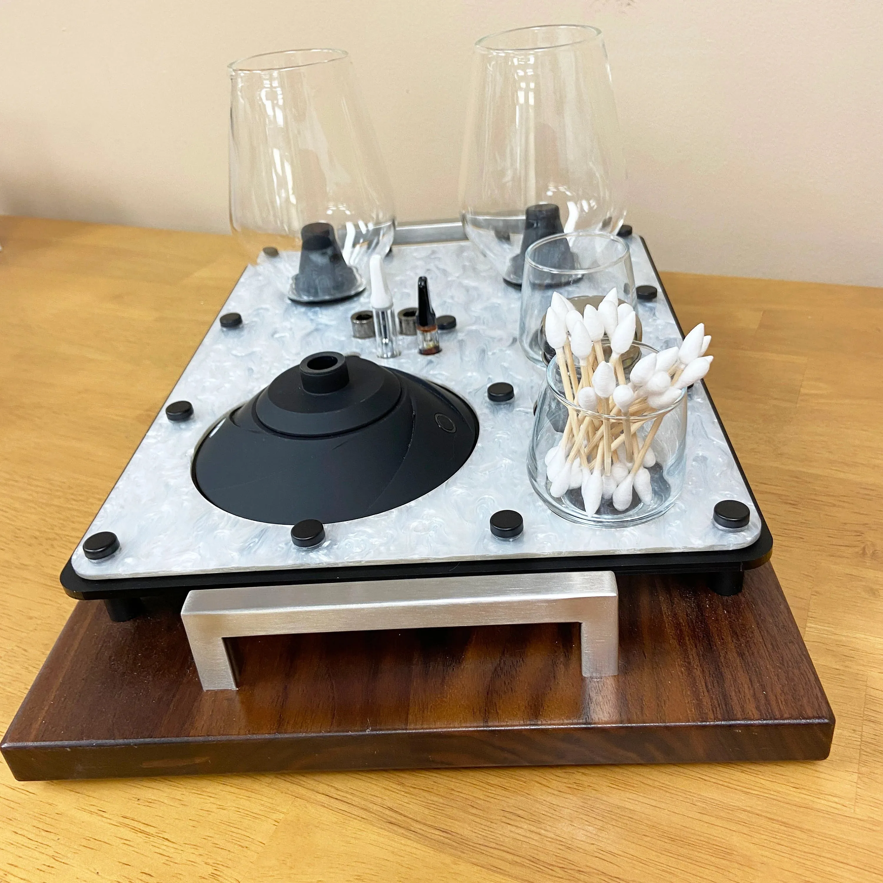 Zenco Double Sommelier Dab Sipping Glass Serving Tray