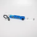 Black Leaf Glass Pipe Vaporizer detail view