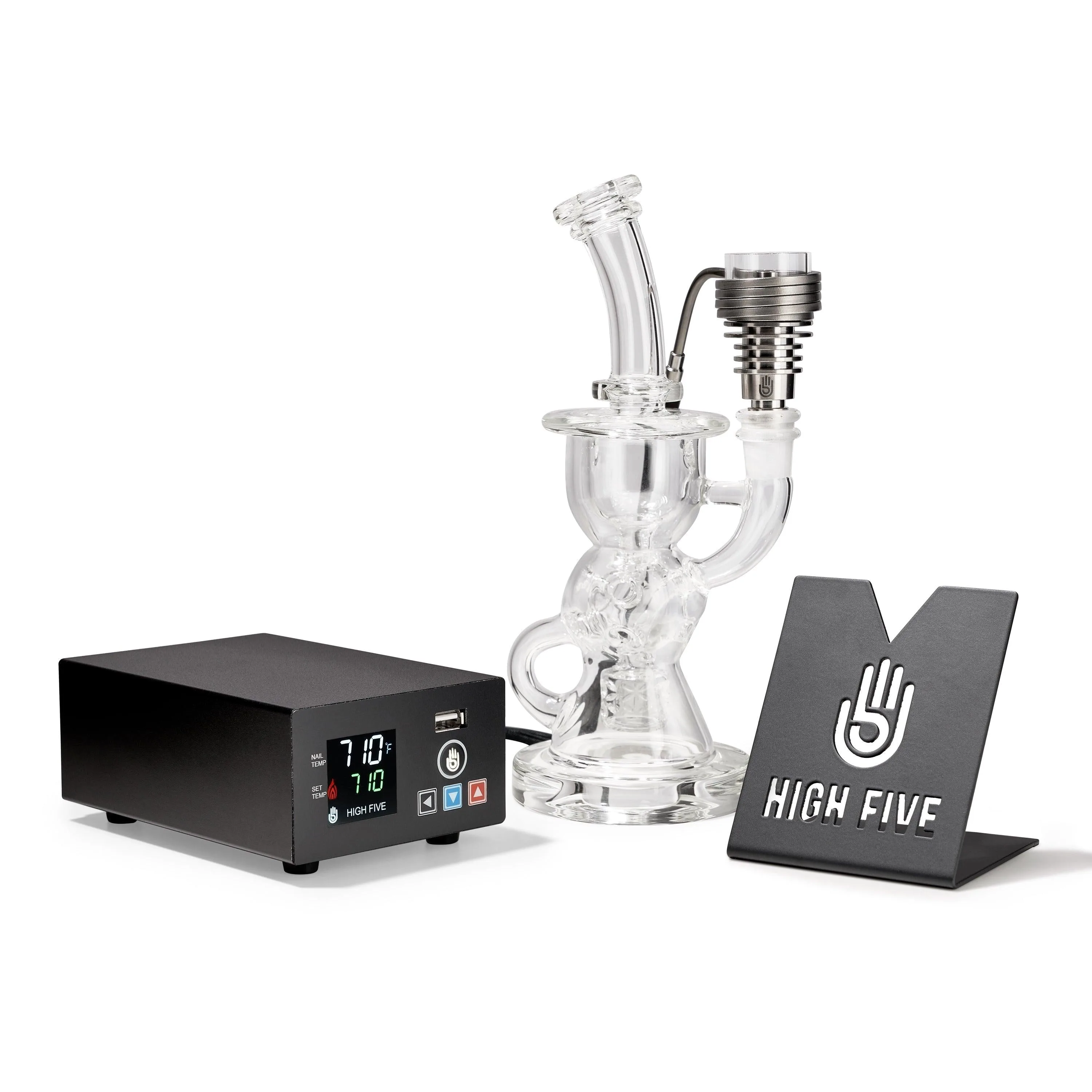 High Five LCD E-Nail Hybrid Nail Rig Kit