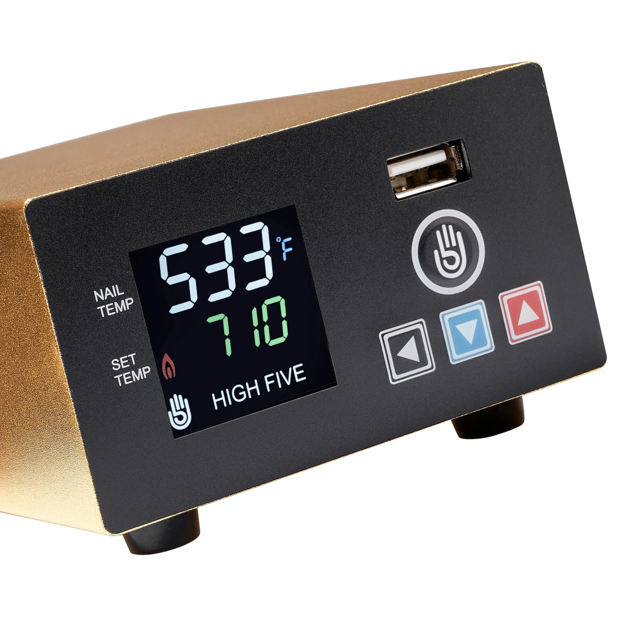 High Five LCD E-Nail — Titanium Nail contenu du coffret