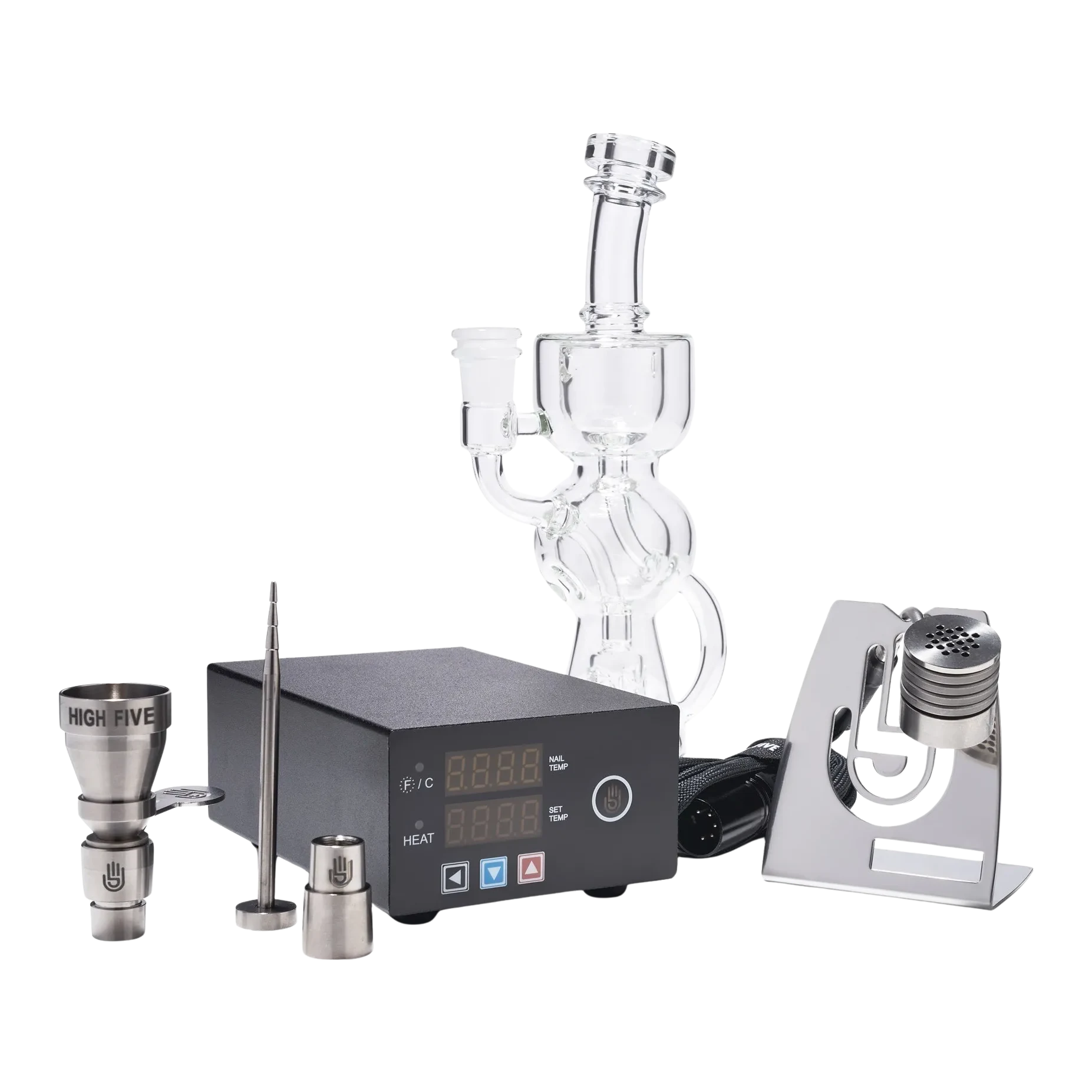 High Five MICRO E-Nail Titanium Herb Nail Rig Kit