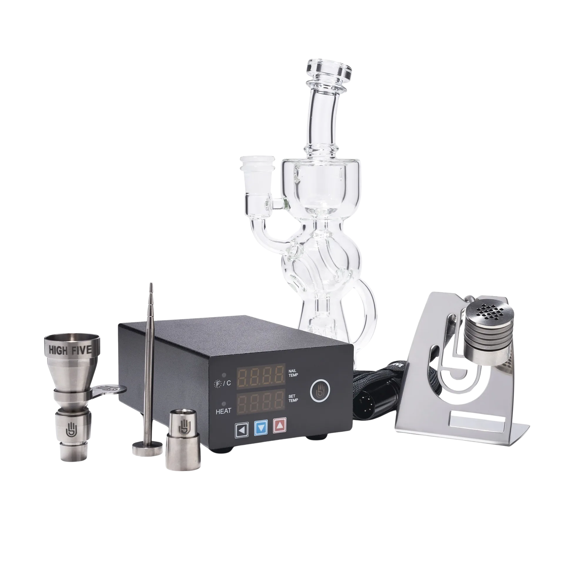 High Five MICRO E-Nail Titanium Herb Nail Rig Kit