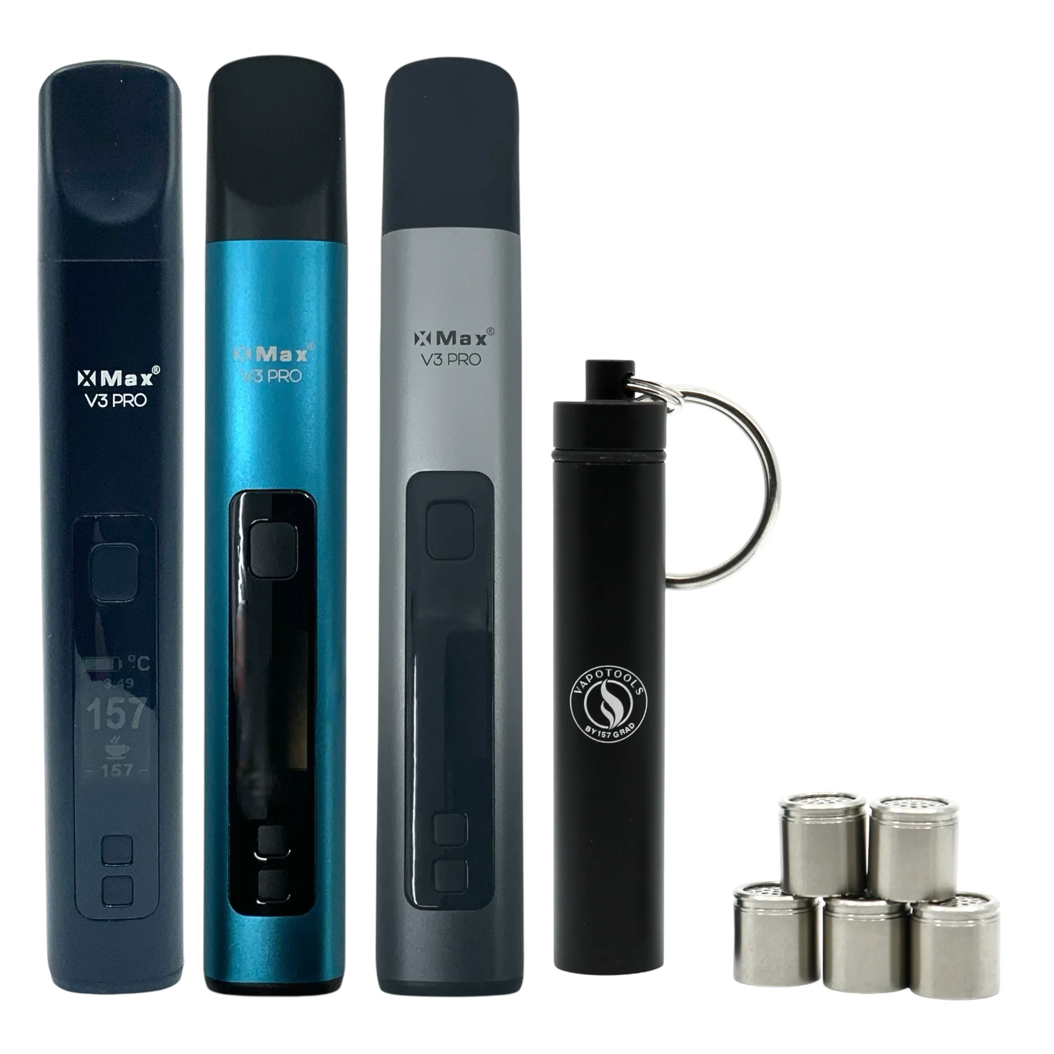 V3 Pro — Silver side view