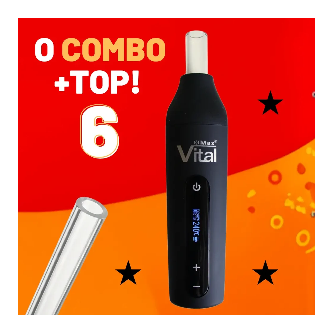 XMAX Vital + 5.5 cm Glass Tube Bundle