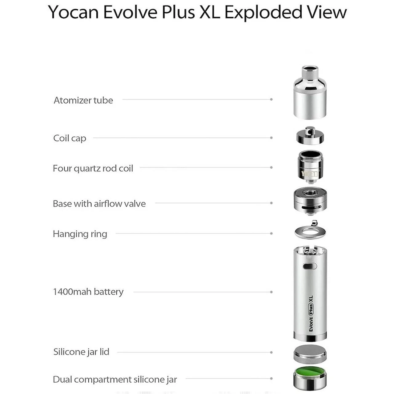 Yocan Evolve Plus XL close-up