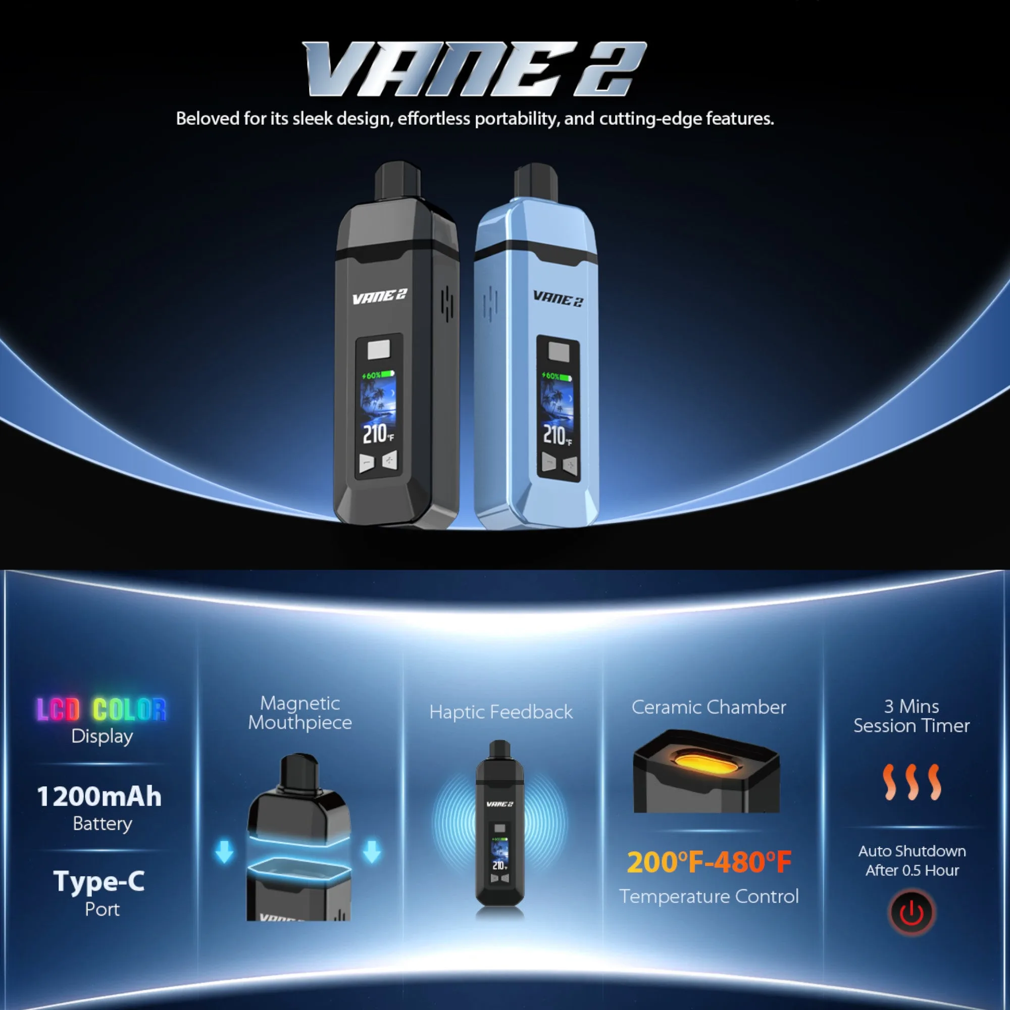 Yocan Vane 2 close-up