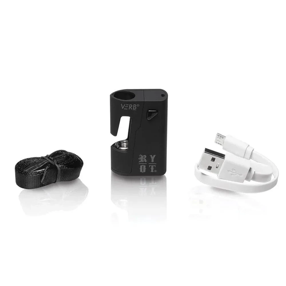 RYOT VERB 510 Mini-Akku + Headcase im Set – Mini-Akku mit Umhängeband und Micro-USB-Kabel, ohne Kartusche