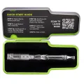 DynaVap UniDyn – dispositivo na embalagem com guia de início rápido